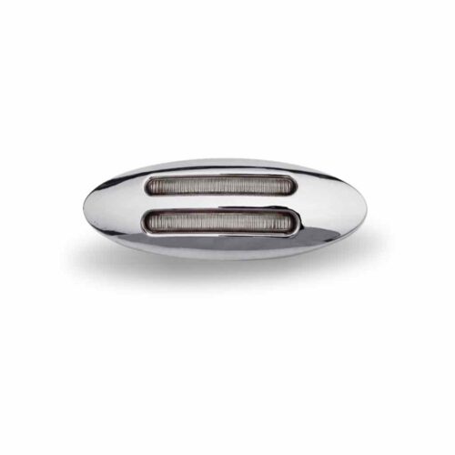 Clear Amber Marker Mini Flatline LED Light – 8 Diodes
