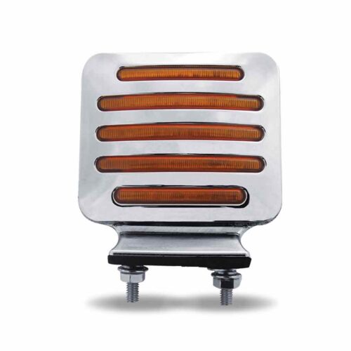 Amber/Red Turn & Marker Double Face Square Flatline LED Light – 80 Diodes