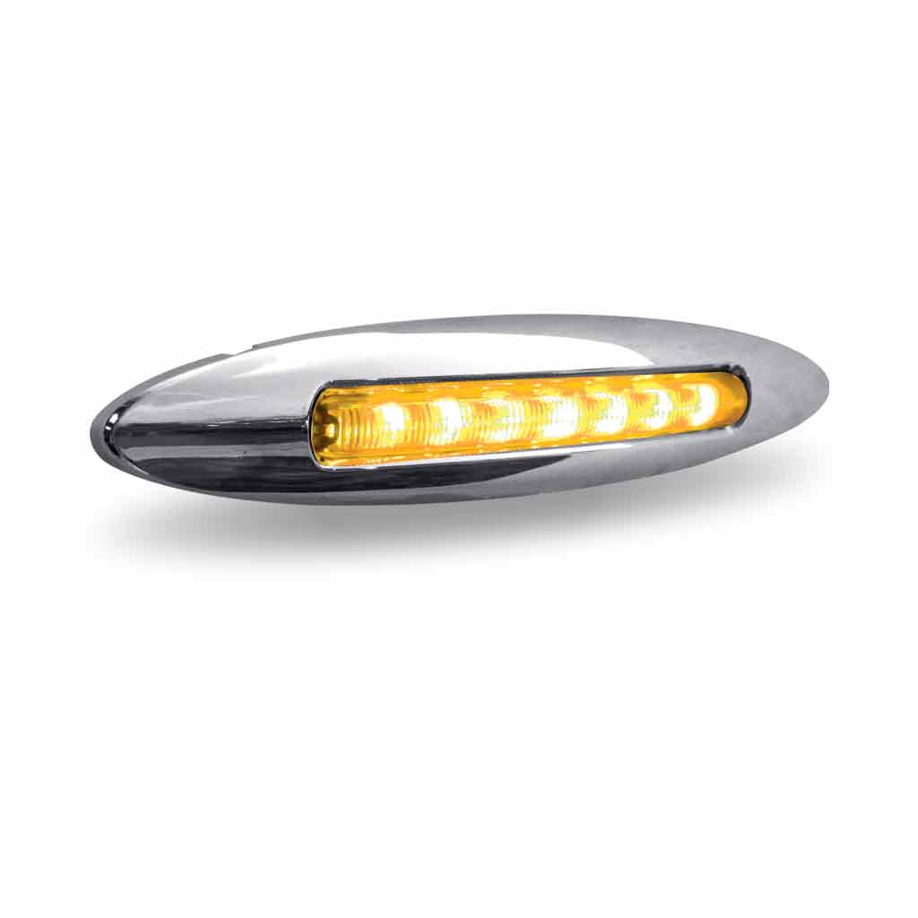 6″ Amber Marker to Blue Auxiliary Slim Flatline LED Light – 9 Diodes - Image 6