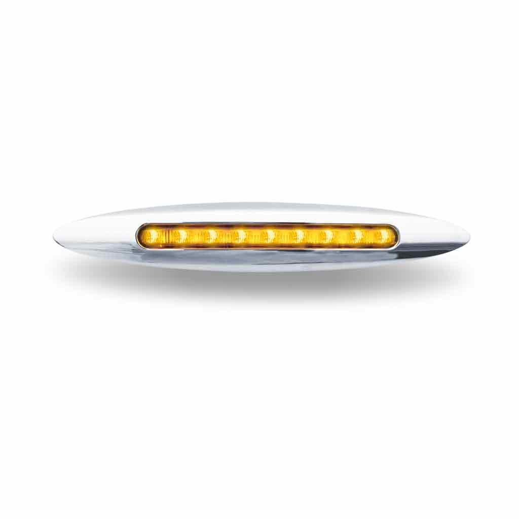 6″ Amber Marker to Blue Auxiliary Slim Flatline LED Light – 9 Diodes - Image 3