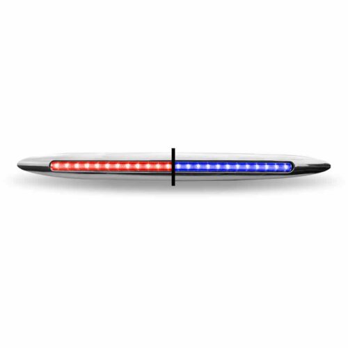 17″ Red Marker to Blue Auxiliary Slim Flatline LED Light – 24 Diodes