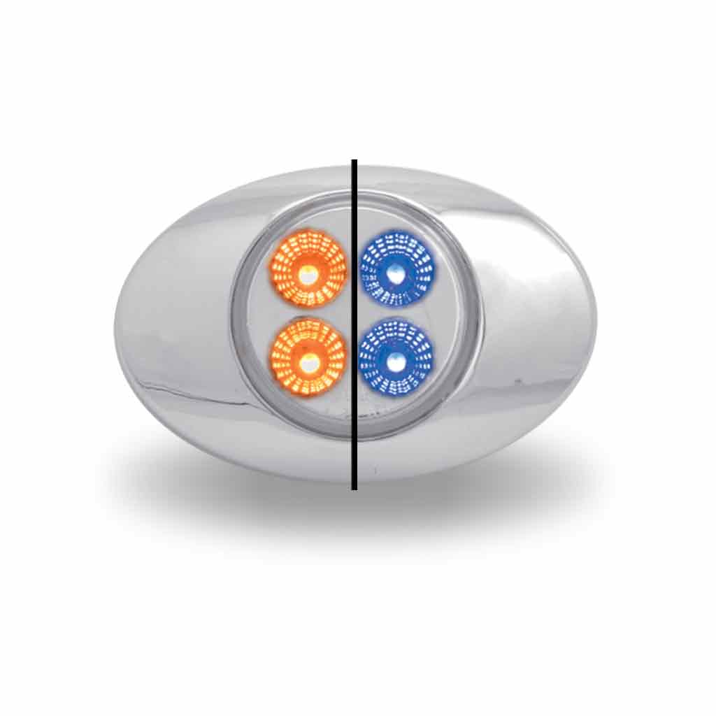 Amber Marker to Blue Auxiliary Generation 2 LED Light – 4 Diodes