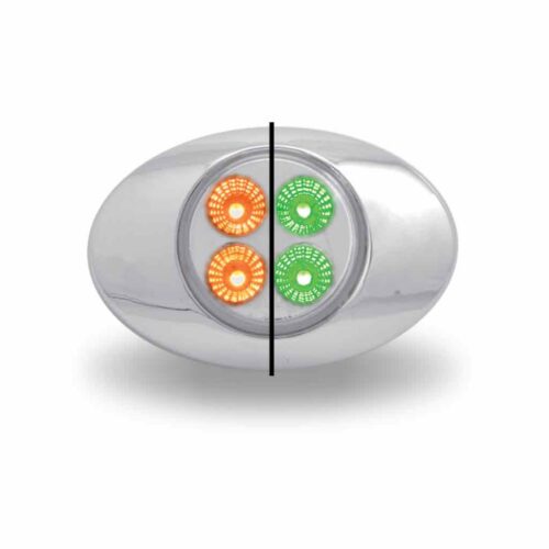 Amber Marker to Green Auxiliary Generation 2 LED Light – 4 Diodes