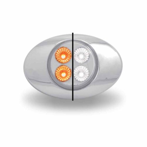 Amber Marker to White Auxiliary Generation 2 LED Light – 4 Diodes