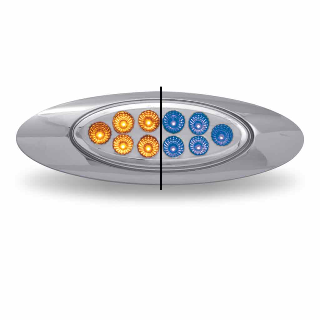 Amber Marker to Blue Auxiliary Generation 4 LED Light – 10 Diodes