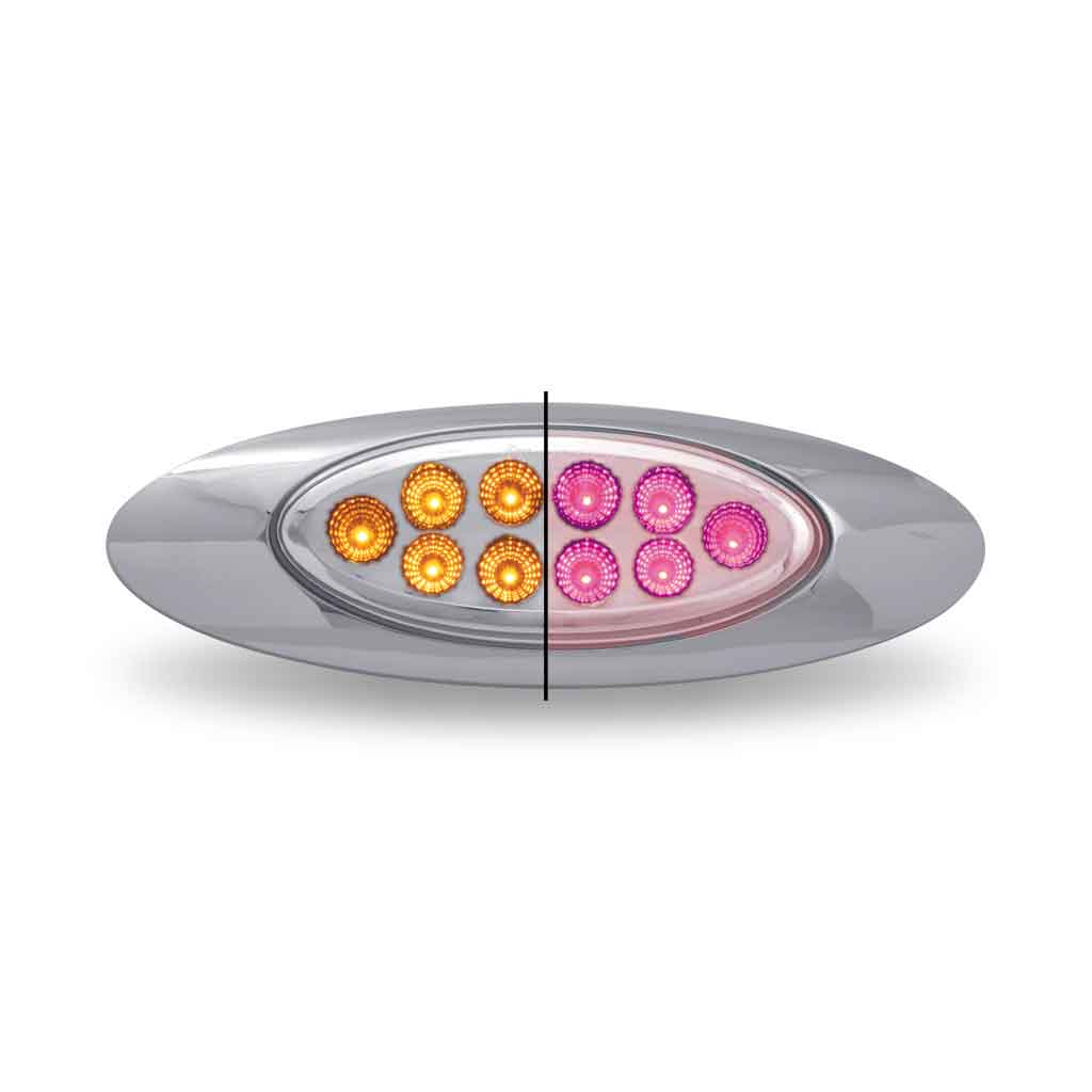 Amber Marker to Pink Auxiliary Generation 4 LED Light – 10 Diodes