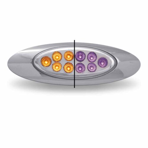 Amber Marker to Purple Auxiliary Generation 4 LED Light – 10 Diodes