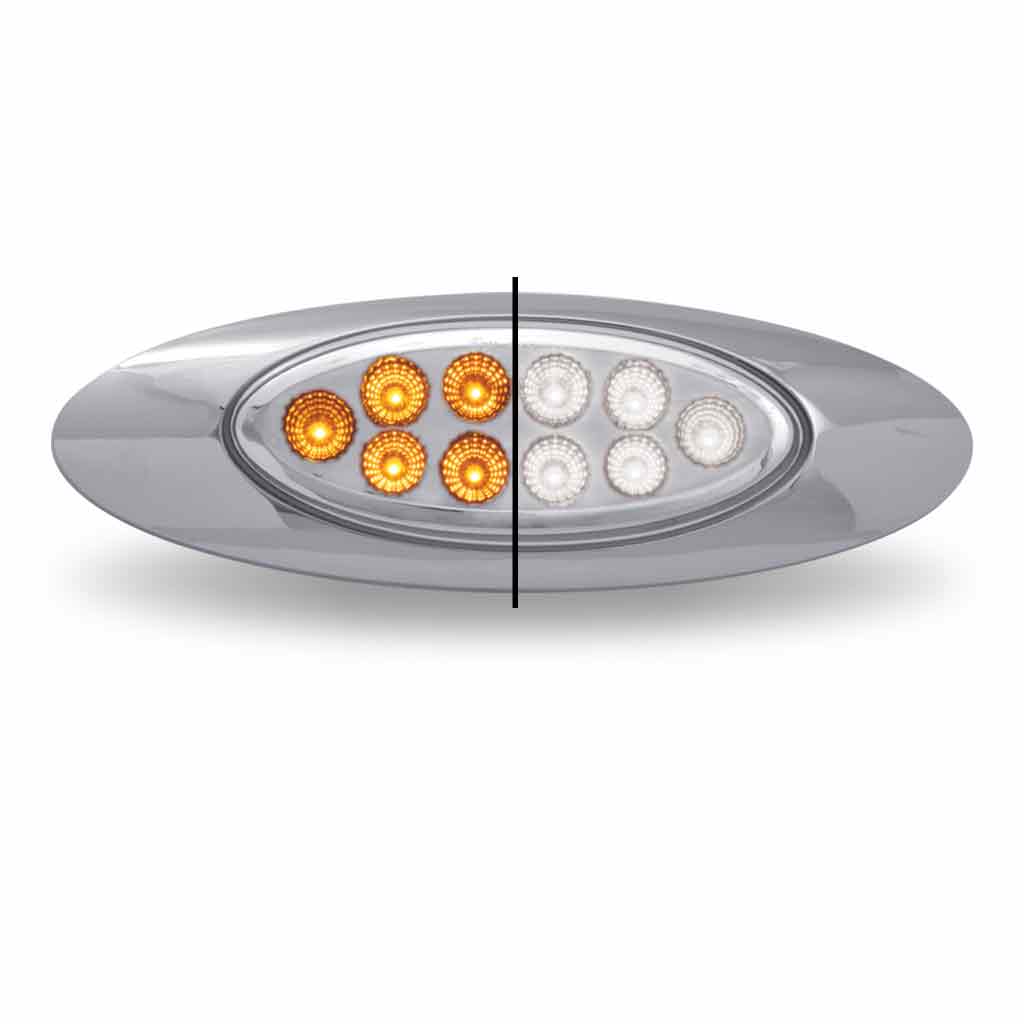 Amber Marker to White Auxiliary Generation 4 LED Light – 10 Diodes