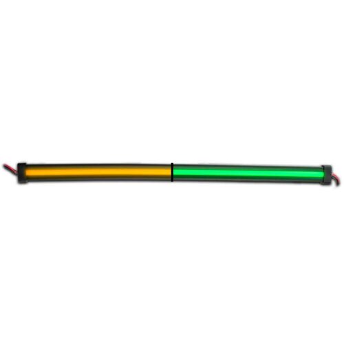 12″ Clear Amber to Green Auxiliary Center Glow Strip LED Light – 60 Diodes