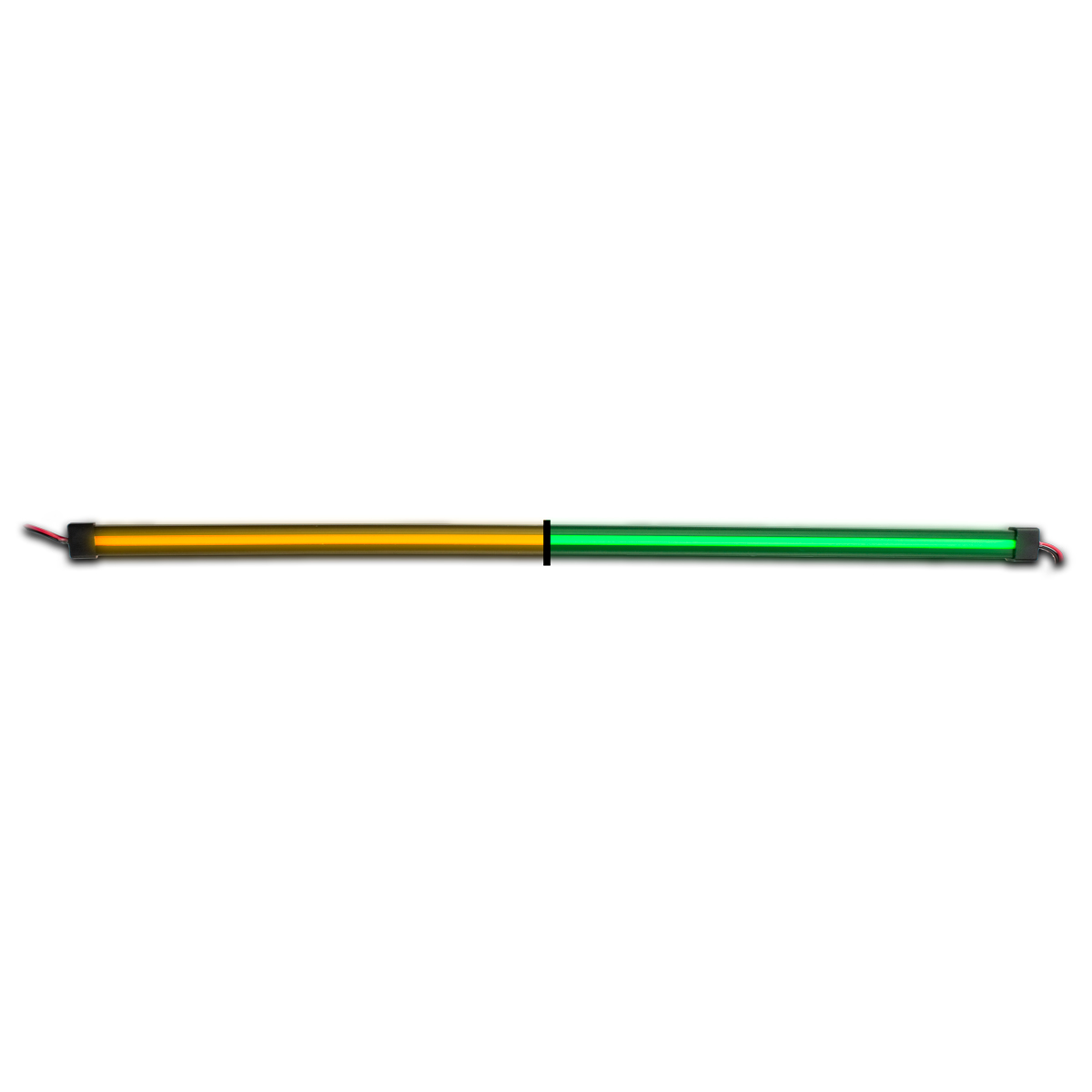 48″ Clear Amber to Green Auxiliary Center Glow Strip LED Light – 240 Diodes