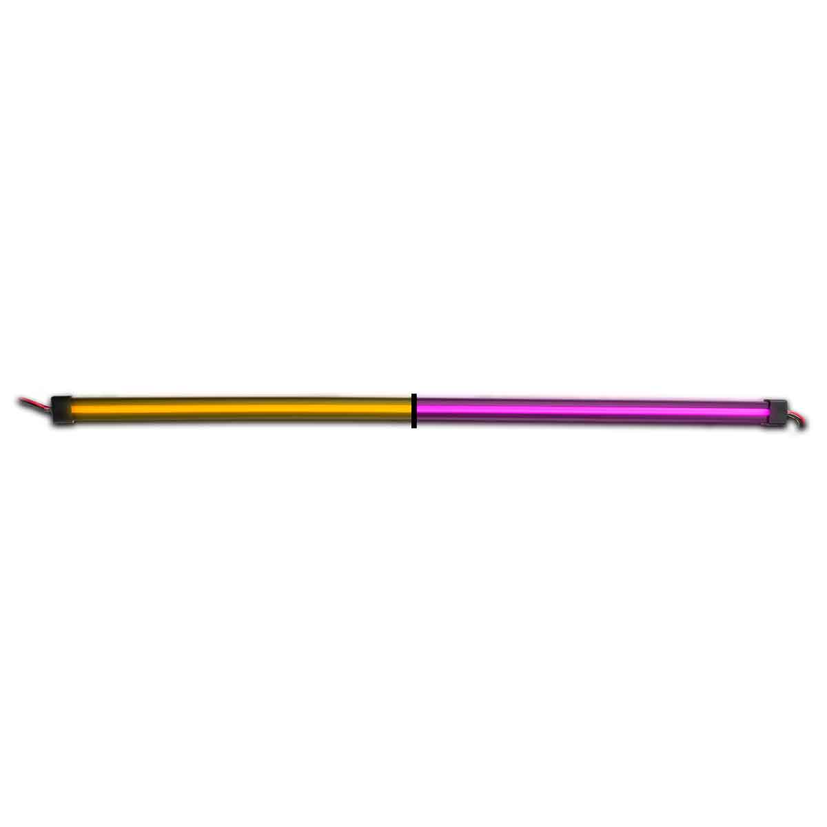 48″ Clear Amber to Purple Auxiliary Center Glow Strip LED Light – 240 Diodes
