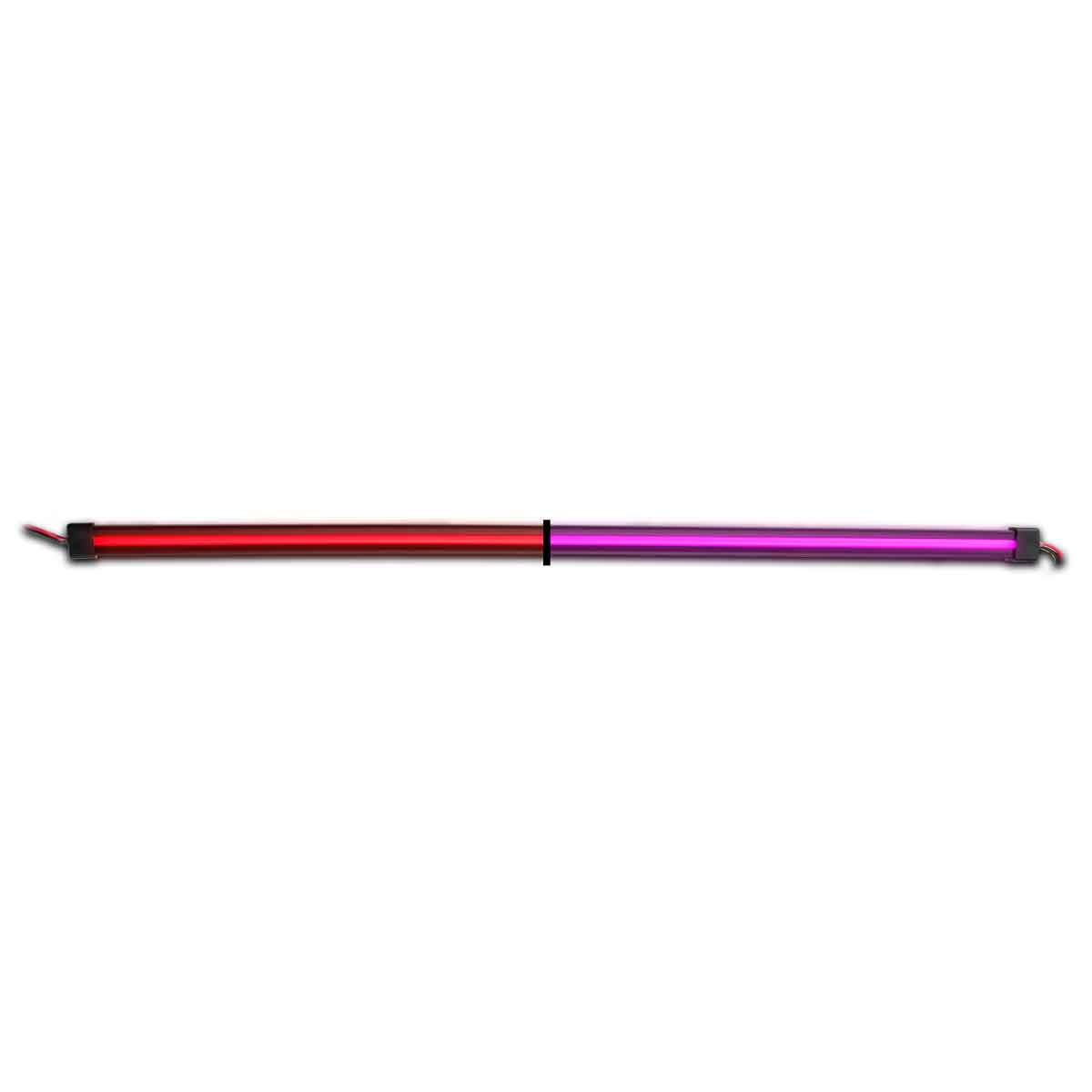 48″ Clear Red to Purple Auxiliary Center Glow Strip LED Light – 240 Diodes