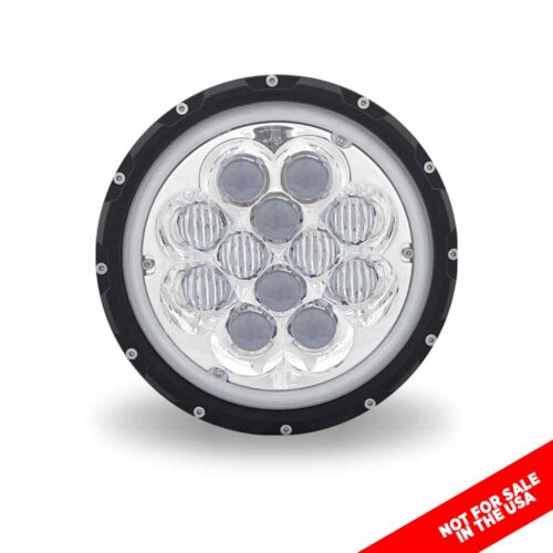 7″ Off Road LED Headlight – Combination High & Low Beam | 6000 Lumens