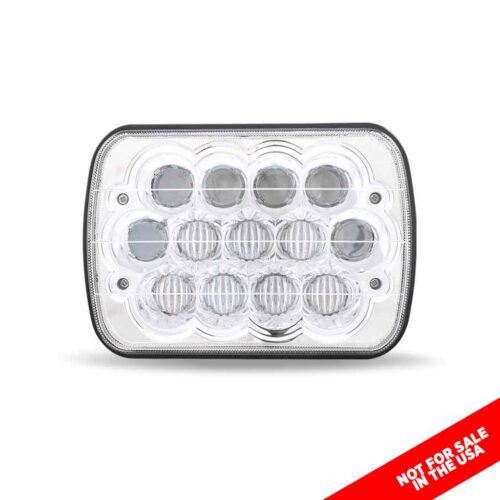 5″ x 7″ Off Road LED Headlight – Combination High & Low Beam | 3900 Lumens