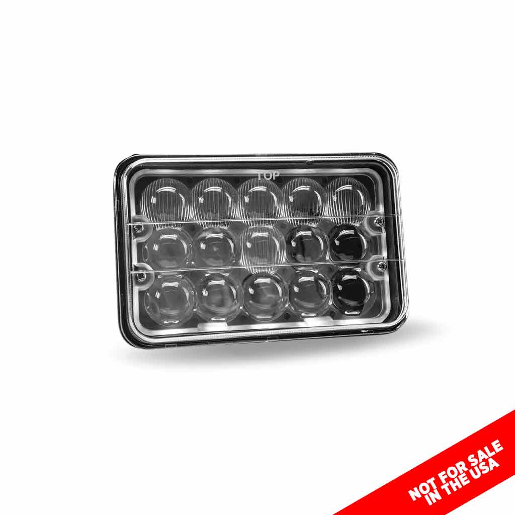 4″ x 6″ Off Road LED Headlight – Combination High & Low Beam | 3000 Lumens - Image 3