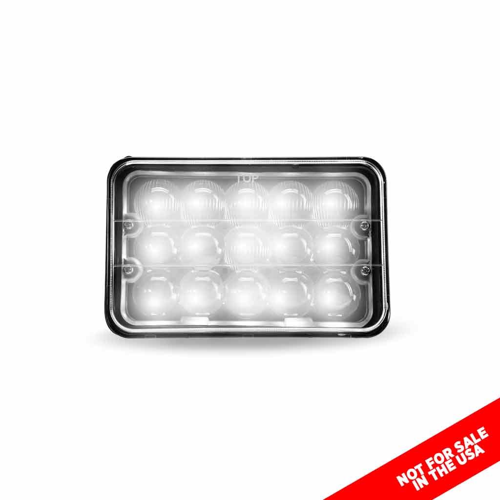 4″ x 6″ Off Road LED Headlight – Combination High & Low Beam | 3000 Lumens - Image 2