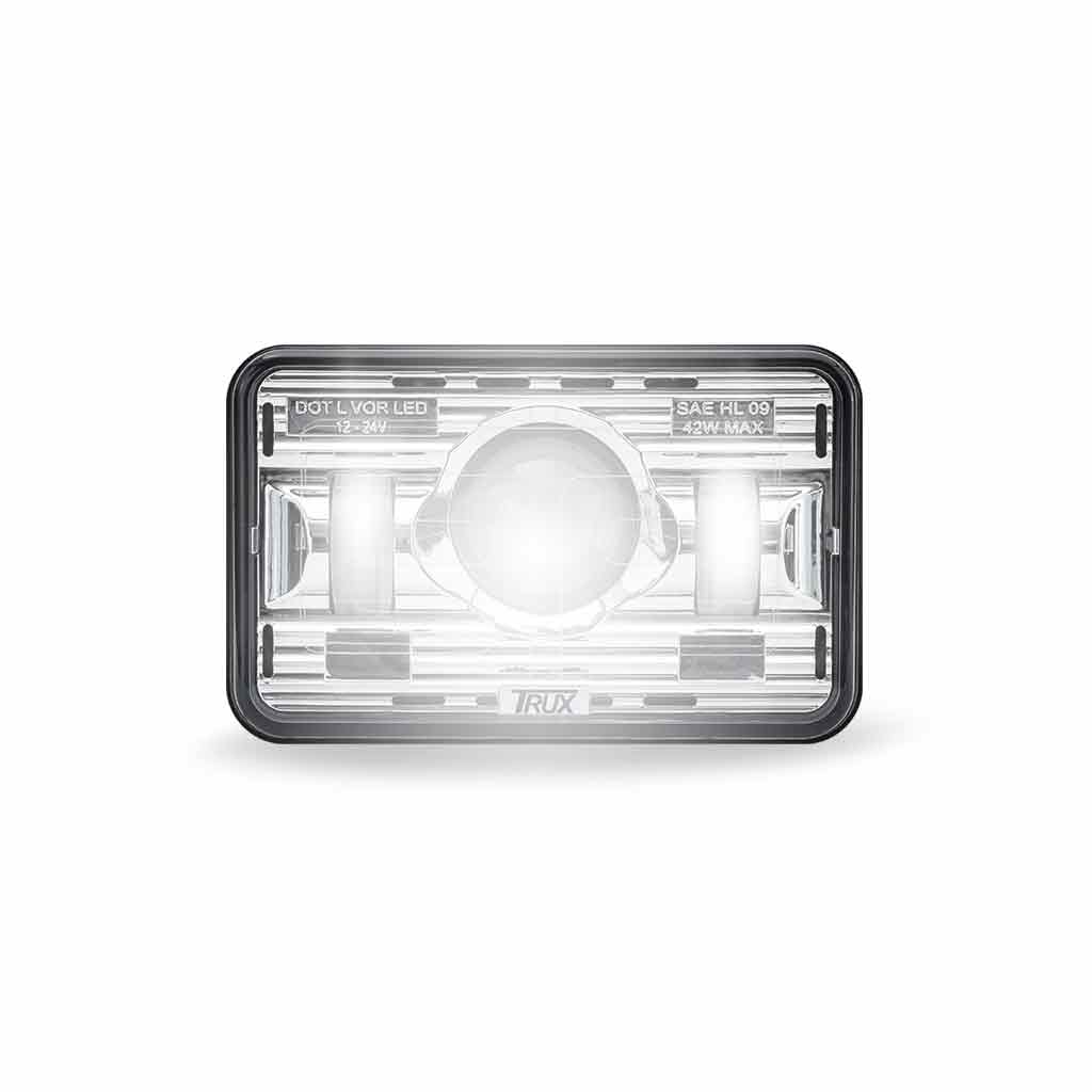 4″ x 6″ LED Projector Headlight – High Beam | 2400 Lumens - Image 2