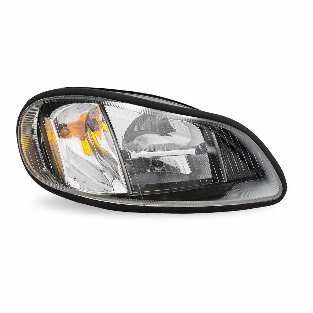 FTL. M2/C2 LED Reflector Headlight Assembly with Side Marker – Black (Passenger Side)