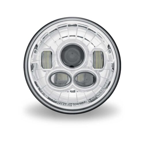 7″ LED Projector Headlight – Combination High & Low Beam | 6200 Lumens