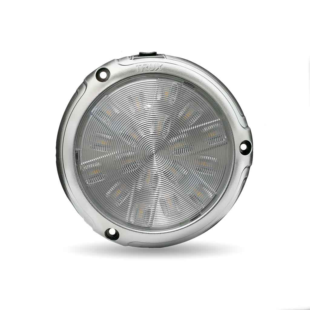 LED Interior Projector Dome 7-Color Cab Light for Peterbilt – Chrome