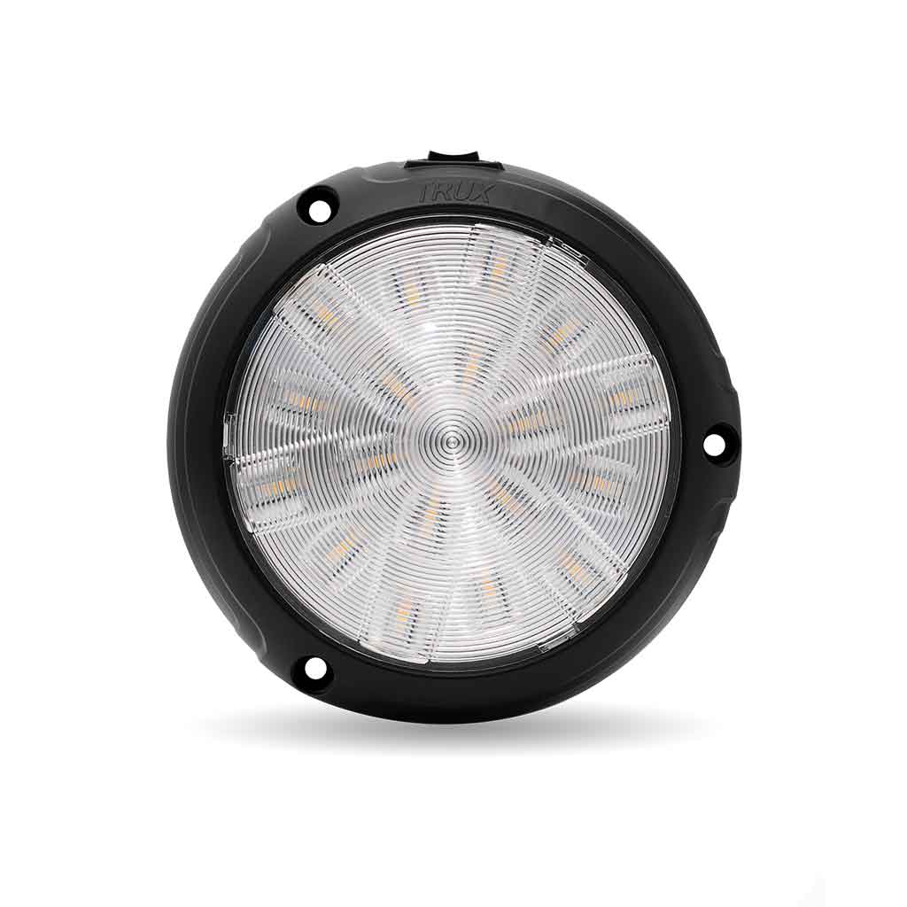 LED Interior Projector Dome 7-Color Cab Light for Peterbilt – Black