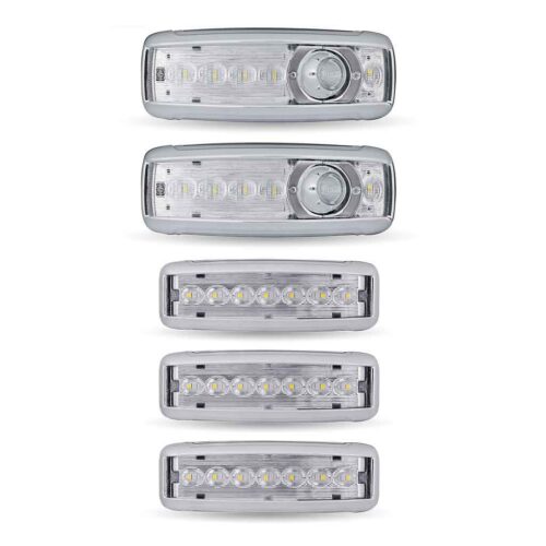 LED Interior Projector Dome 7-Color Cab & Sleeper Lighting Kit for Kenworth – Chrome