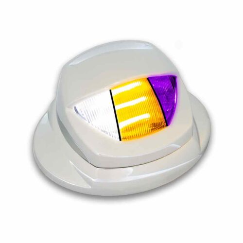 White Courtesy & Amber/Purple Marker Auxiliary Mini Step LED – KW OE Plug