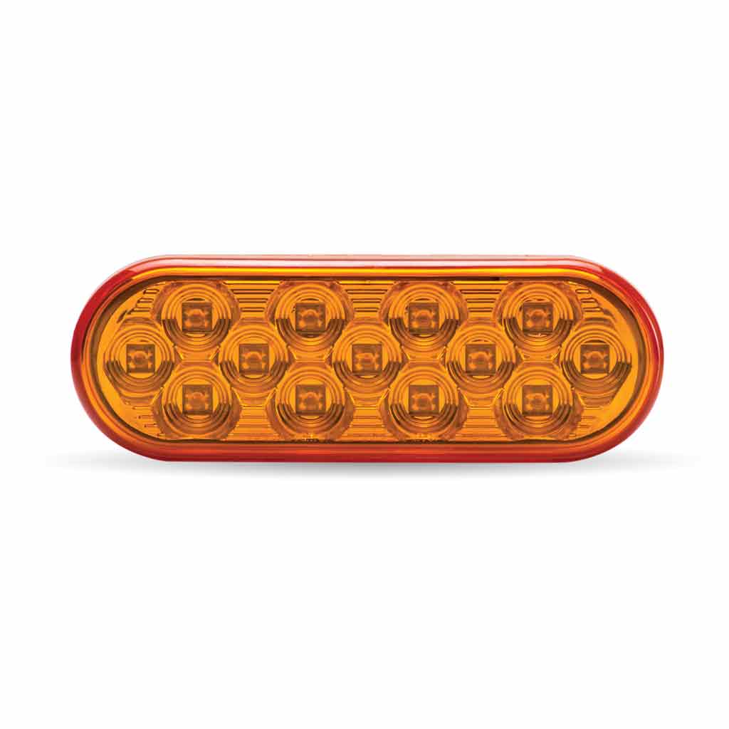 6″ Amber Turn & Marker Oval Mirror LED Light – 13 Diodes