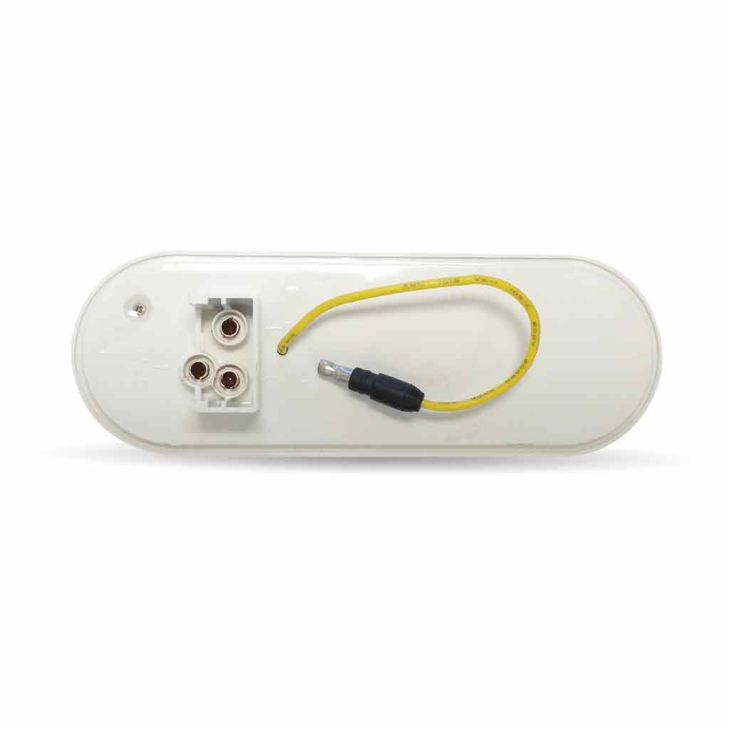 6″ Red Stop, Turn & Tail to Blue Auxiliary LED Oval Light – 12 Diodes