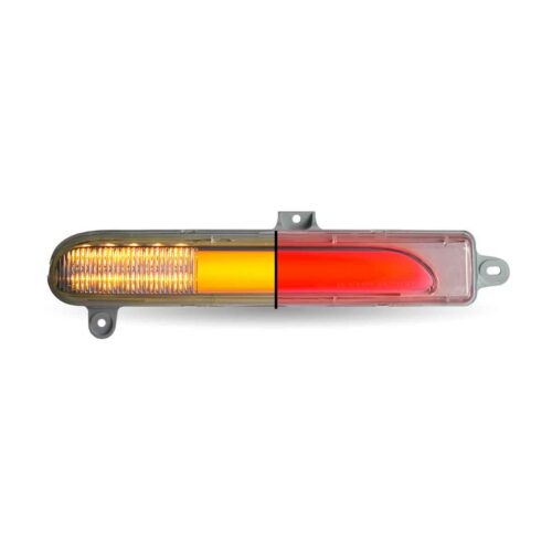 Amber Turn/Sequential & Marker to Red Auxiliary Peterbilt Headlight Turn Signal LED Light – Passenger Side | 25 Diodes