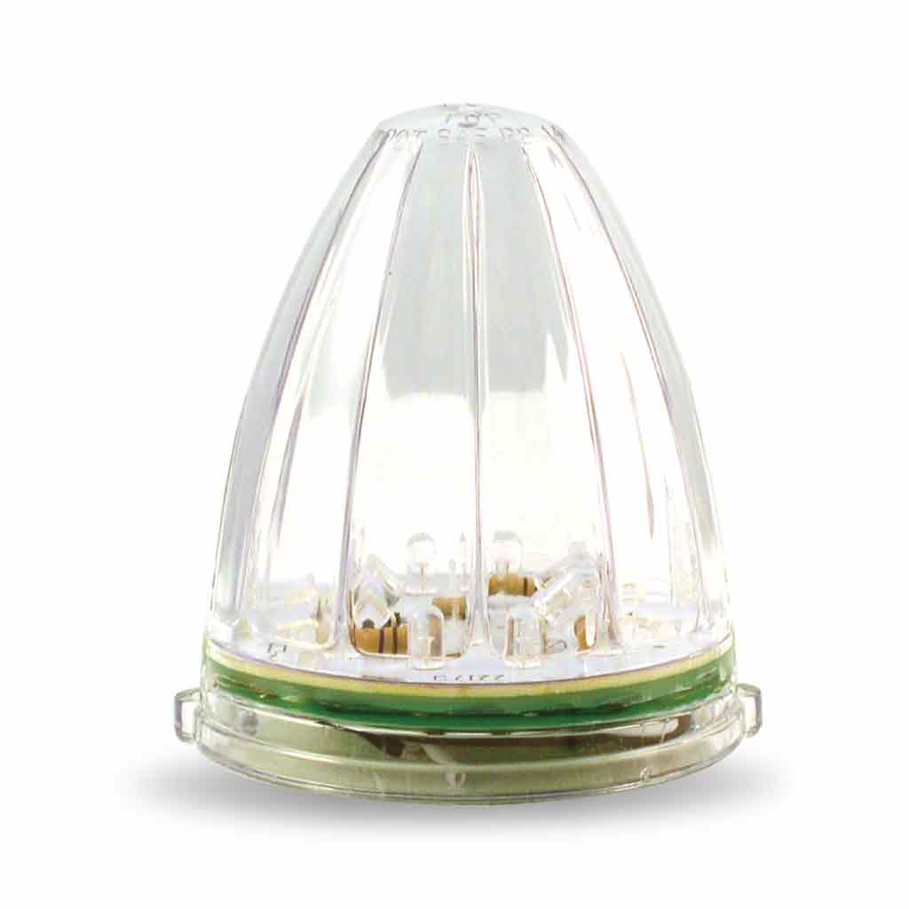 Clear Amber Marker “Bullet” Style Cab LED Light – 19 Diodes