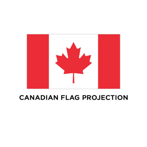 Canada Flag Projector LED Door Light for Peterbilt & Kenworth – Driver Side