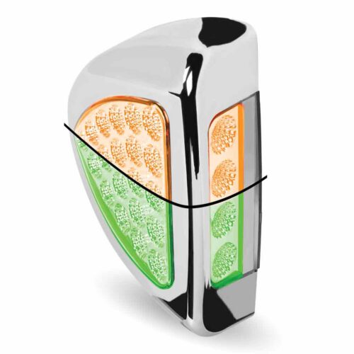 Amber Turn & Marker Green Auxiliary Peterbilt Headlight Turn Signal LED Light – 24 Diodes