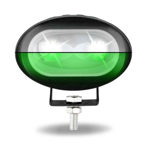 Dual Color Series White/Green LED Heavy Duty Work Lamp with Dual Color Function – Spot Beam | 1000 Lumens