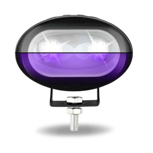 Dual Color Series White/Purple LED Heavy Duty Work Lamp with Dual Color Function – Spot Beam | 1000 Lumens