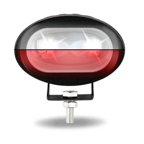 Dual Color Series White/Red LED Heavy Duty Work Lamp with Dual Color Function – Spot Beam | 1000 Lumens