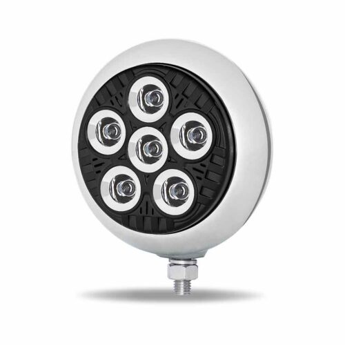 5″ Legacy Series Chrome/Black LED Work Lamp with Sleek Housing – Spot Beam | 2000 Lumens