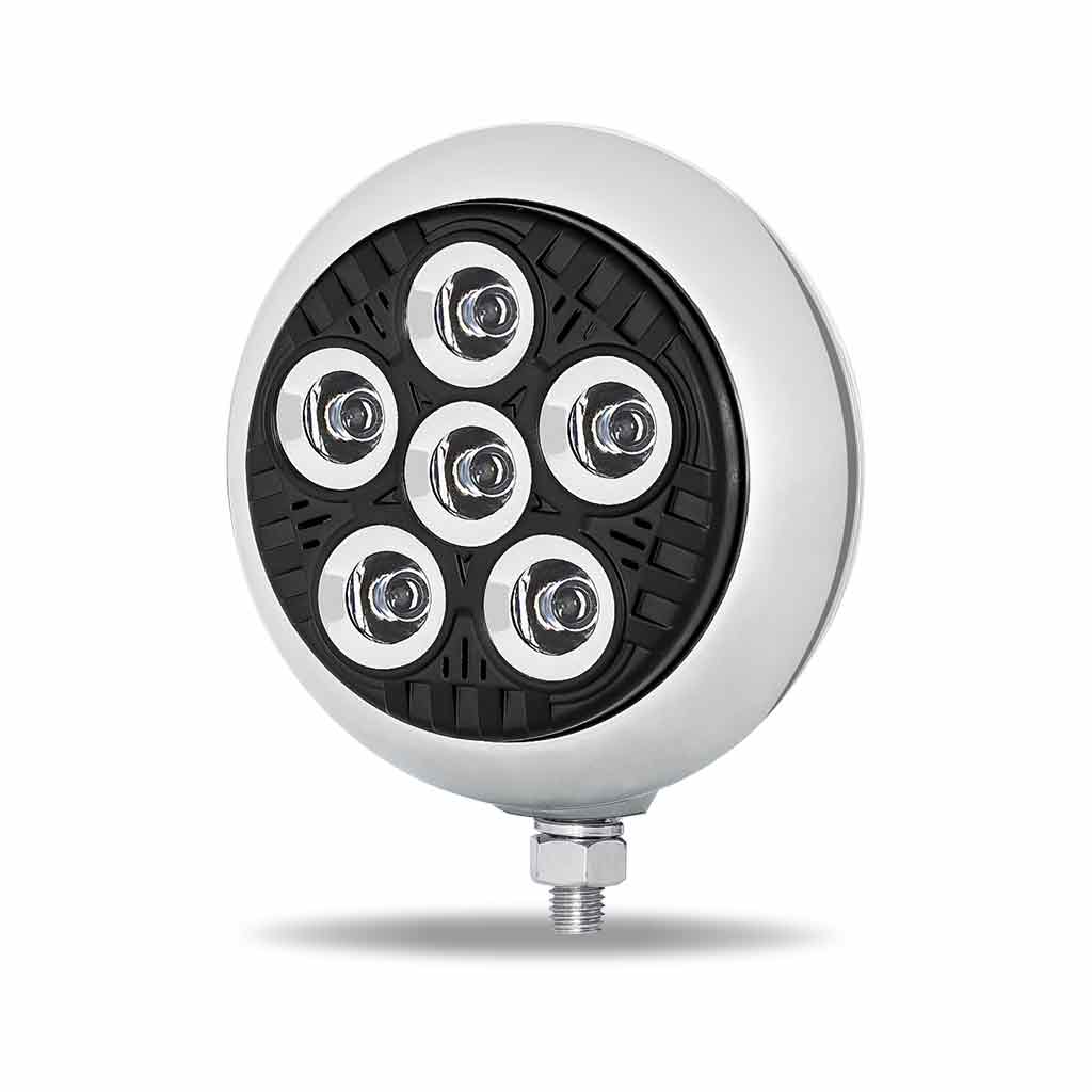 5″ Legacy Series Chrome/Black LED Work Lamp with Sleek Housing – Spot Beam | 2000 Lumens
