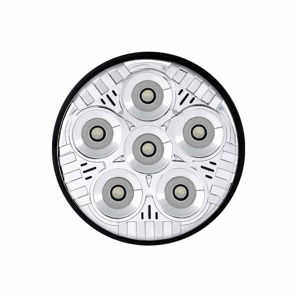Legacy Series Chrome LED Work Lamp for 4411 Replacement – Spot Beam | 2000 Lumens