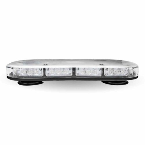 14″ Class 1 Light Bar Vacuum Magnet Mount LED Warning Light – Dual Switch Cigarette Plug | 36 Flash Patterns