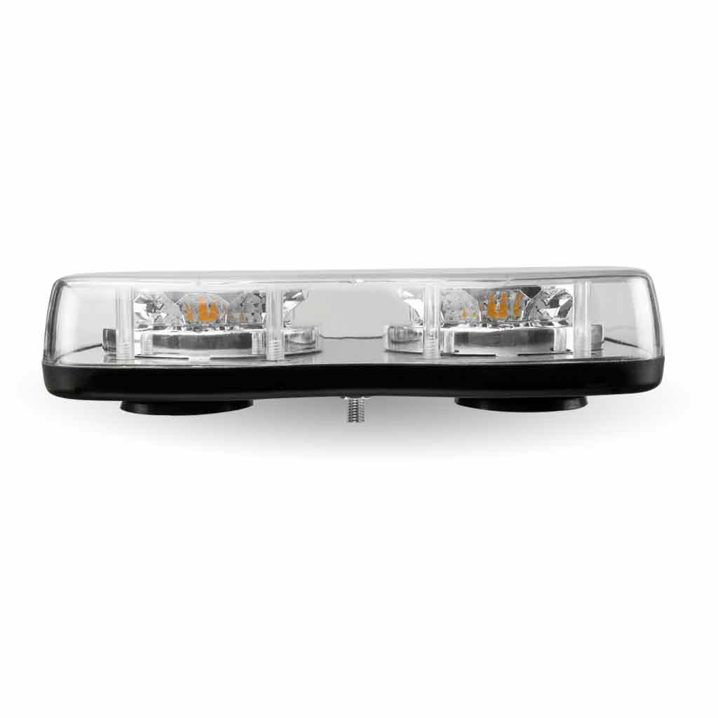 11″ Light Bar Permanent Mount LED Warning Light – Switch & Button Controller | 3 Flash Patterns