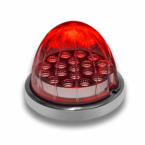 Clear Red Clearance & Marker Watermelon LED Light – 19 Diodes