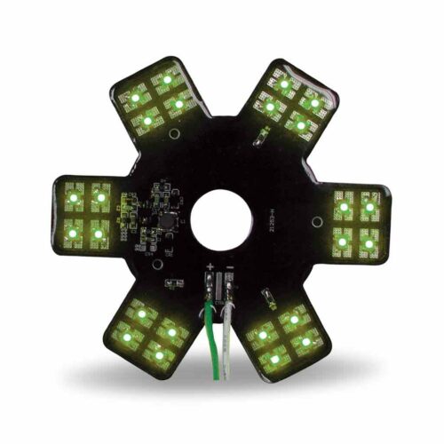 5″ Green Auxiliary Star LED Light for 13″ & 15″ Donaldson/Vortox Air Cleaners – 24 Diodes