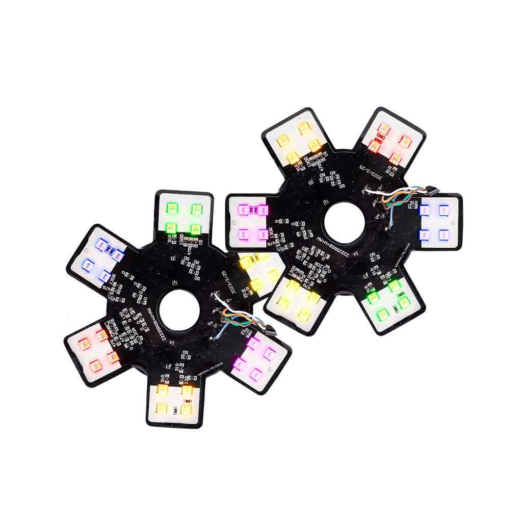 5″ RGB Multi-Color Auxiliary Star LED Light Kit – 24 Diodes