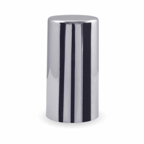 33mm Long Push On Nut Cover – Chrome ABS Plastic