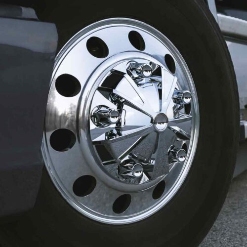 Mag Wheel 33mm Chrome ABS Plastic Threaded Nut Cover