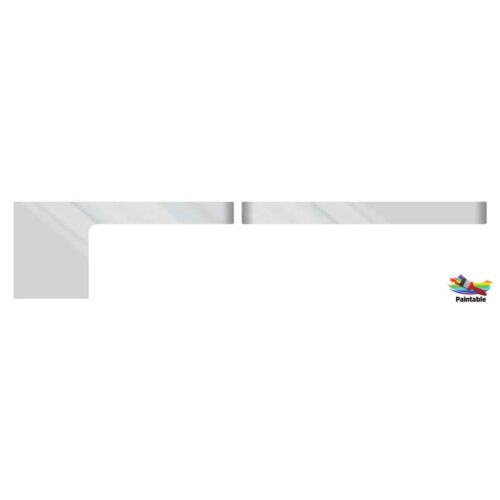 PB. 379/378 Southern Style 6″ Wide Cowl,Cab & 72″ (Old 63″) Sleeper Kit – Blank | Paintable Aluminum
