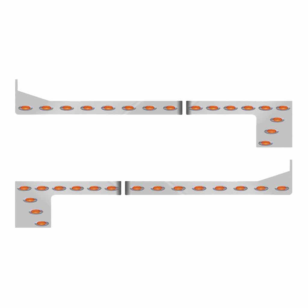 PB. 379/378 Southern Style 9″ Wide Cowl,Cab & 78″ (Old 70″) Sleeper with Extension Kit – G4 LEDs (Amber Lens)