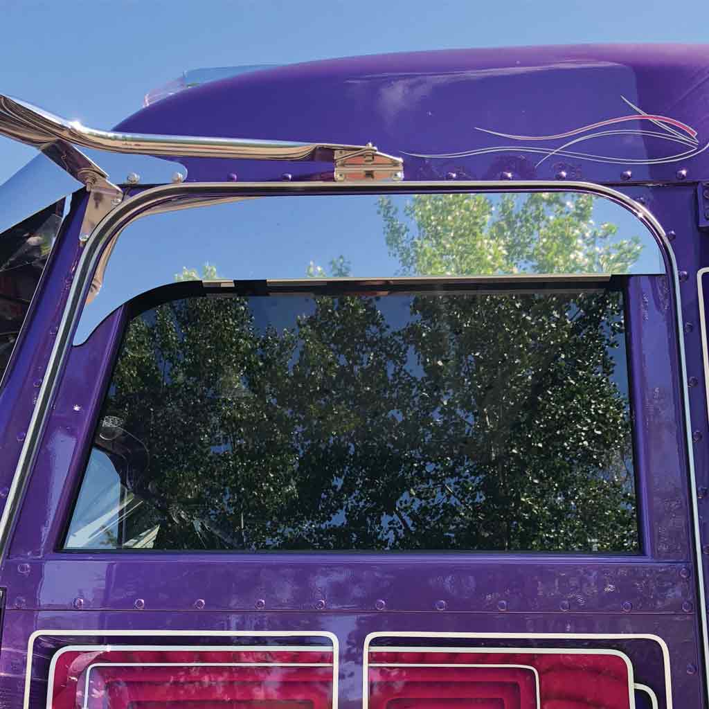 PB. 5″ Window Chop Tops with Flange (All Years) – Cab Mounted Mirrors