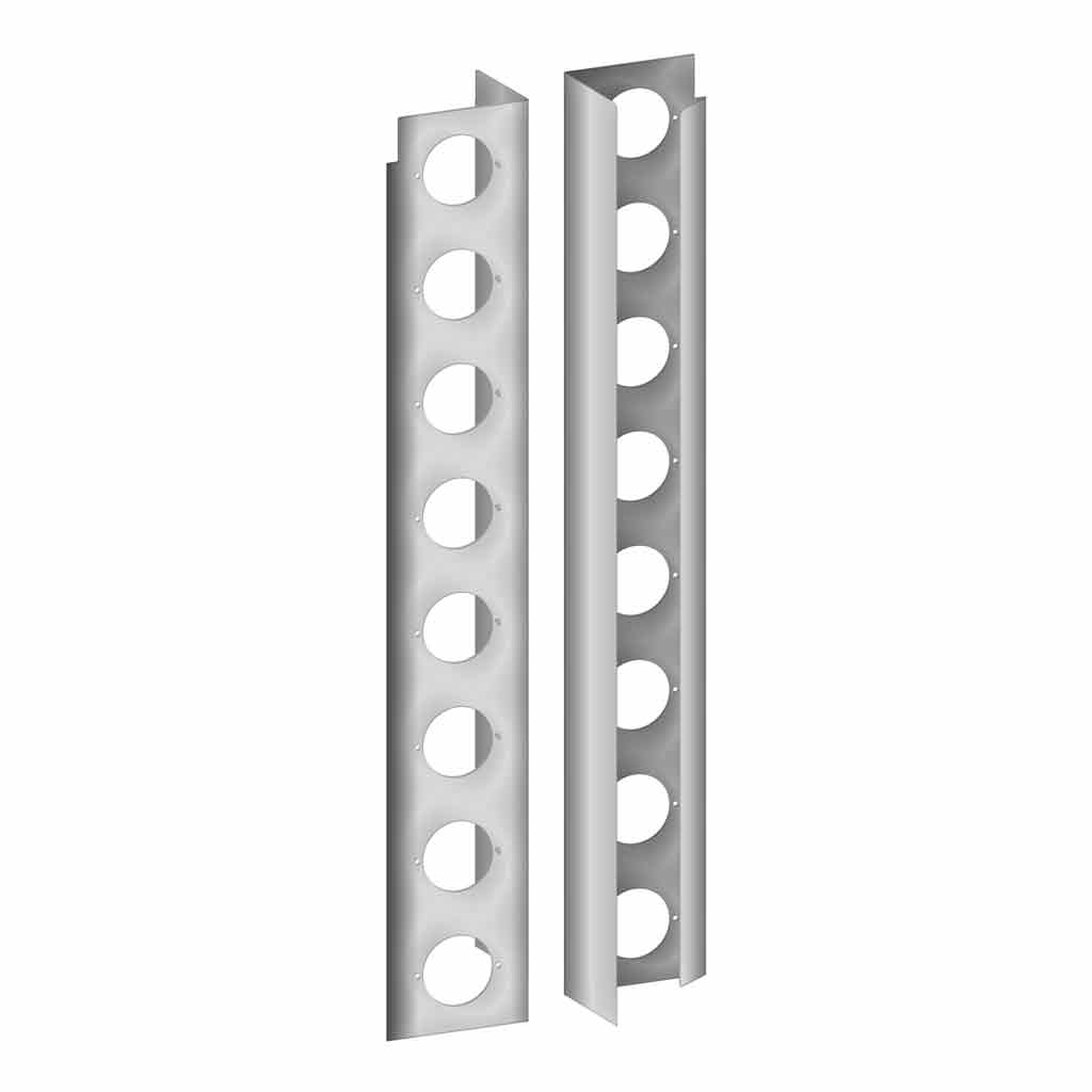 PB. 389/388 Rear 15″ Premium Flangeless Air Cleaner LED Light Bars (2010+) – 16 x 2″ Holes